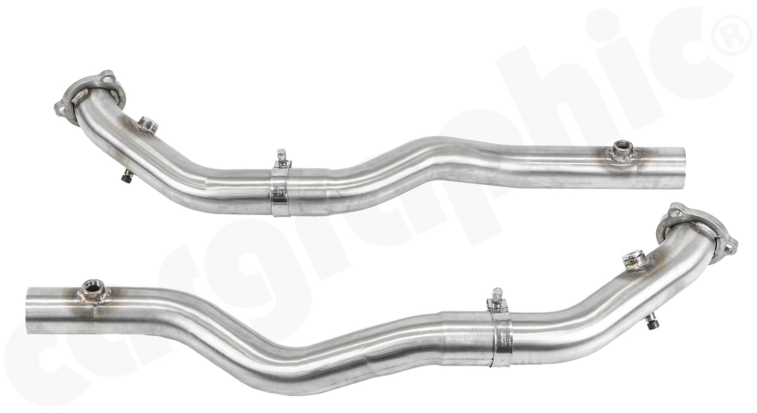 Cargraphic Katalysator-Ersatzrohrsatz Porsche 996.2 Carrera 2/4/4S