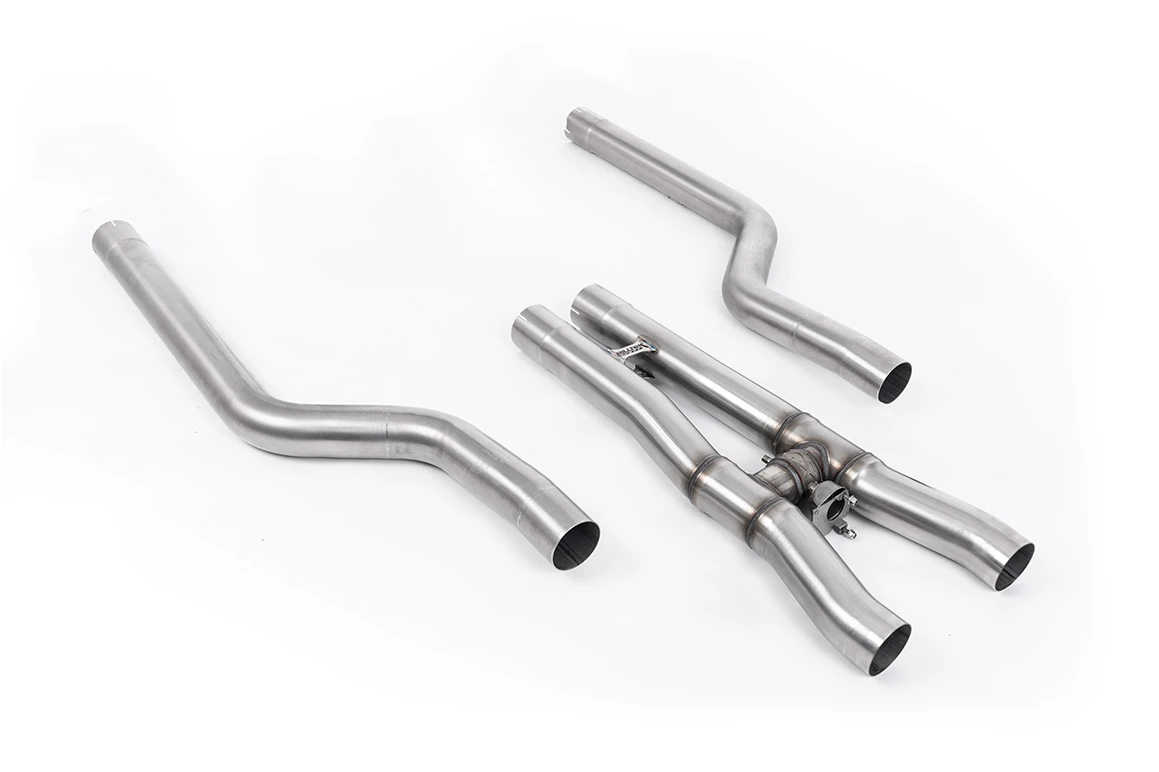 Milltek Sport Downpipe ohne Katalysator passend für BMW M8 Competition 4.4l V8 Twin Turbo F91 & F92 Coupe & Cabrio