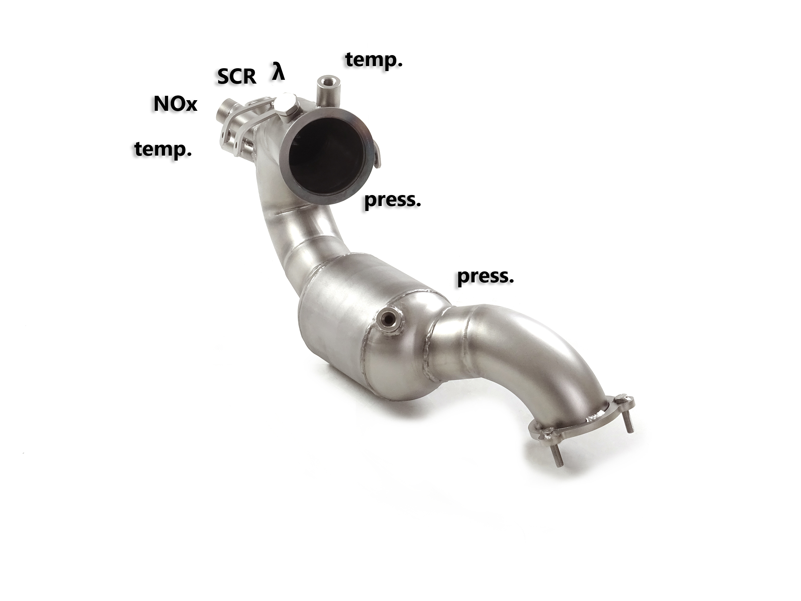 Downpipe + DPF-Ersatzrohr Set Audi A4 B9 45 TDI Quattro | Ragazzon