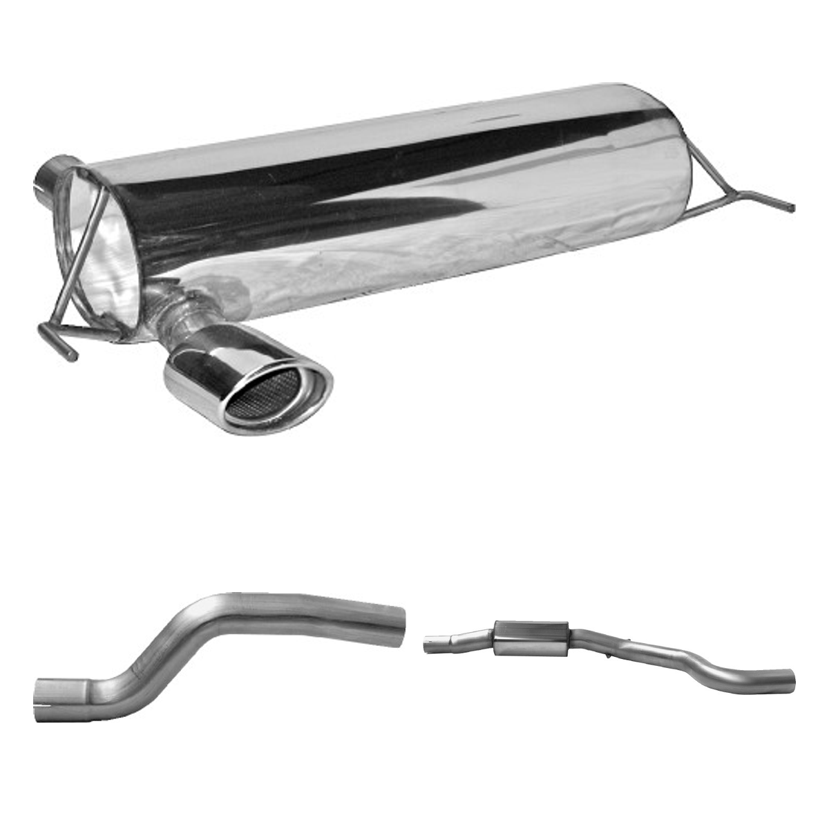 Bastuck Komplettanlage Single – Opel Corsa Corsa D GSI