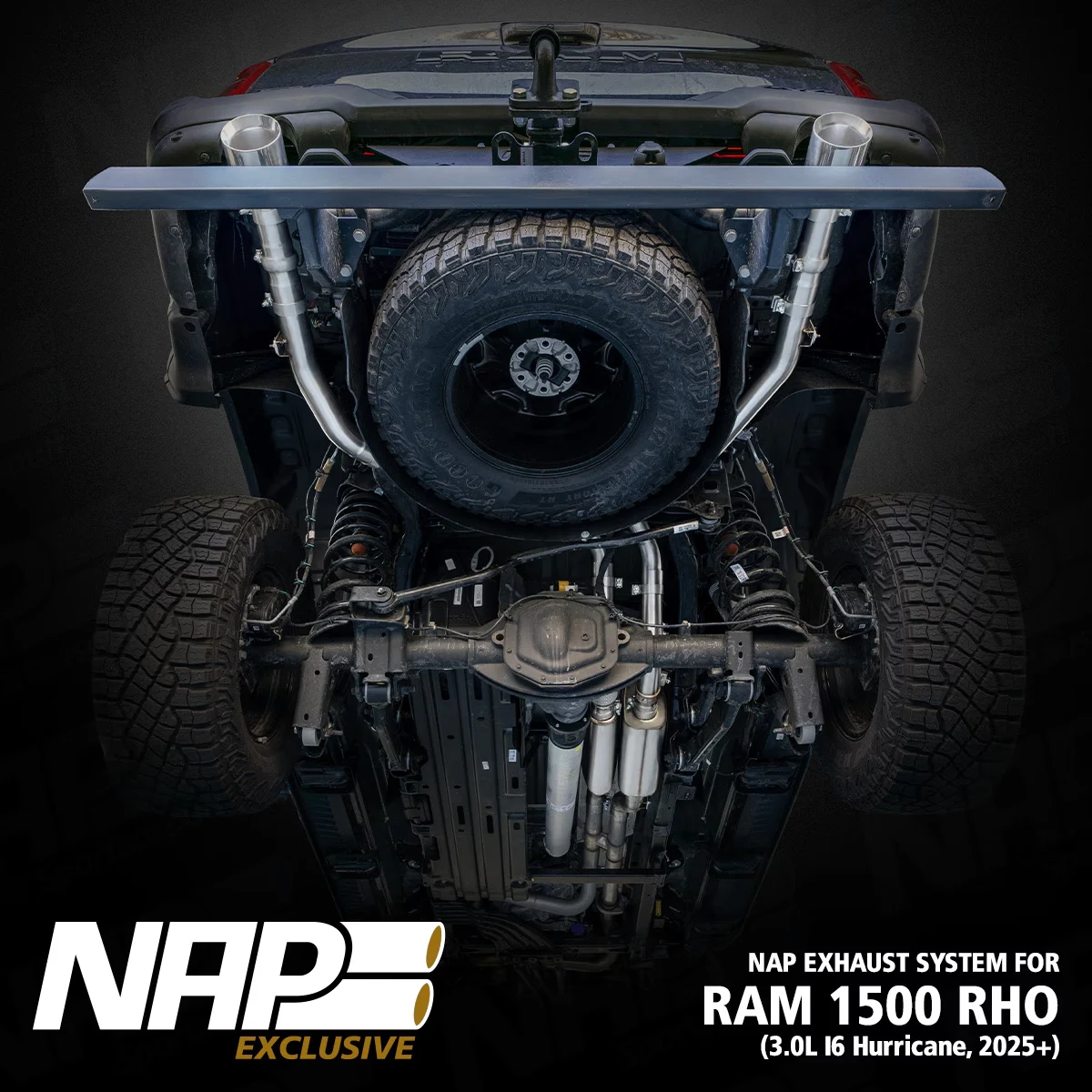 NAP Klappenauspuff passend für RAM 1500 RHO (3.0L, I6, 2025+)