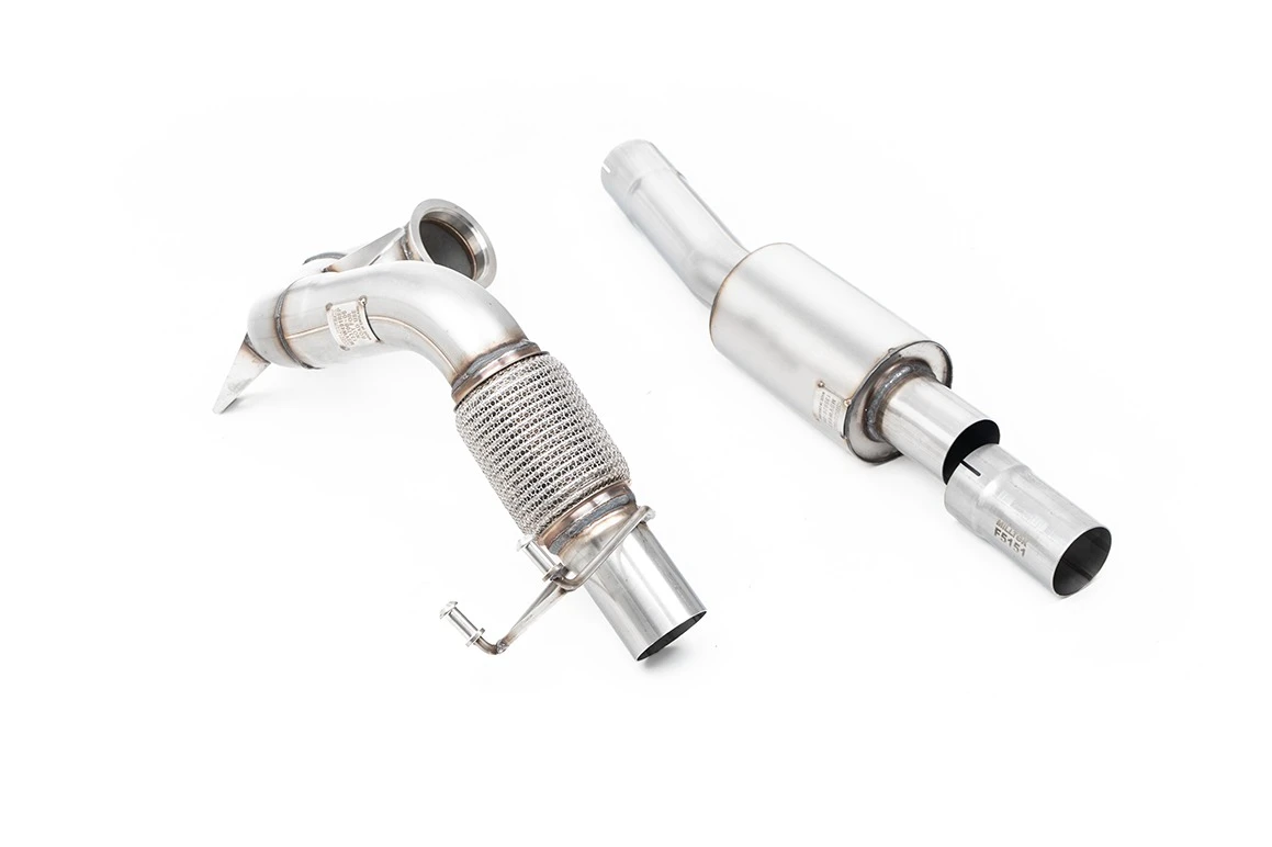 Milltek Sport Downpipe (ohne Kat) passend für VW Polo GTI 2.0 TSI 70mm