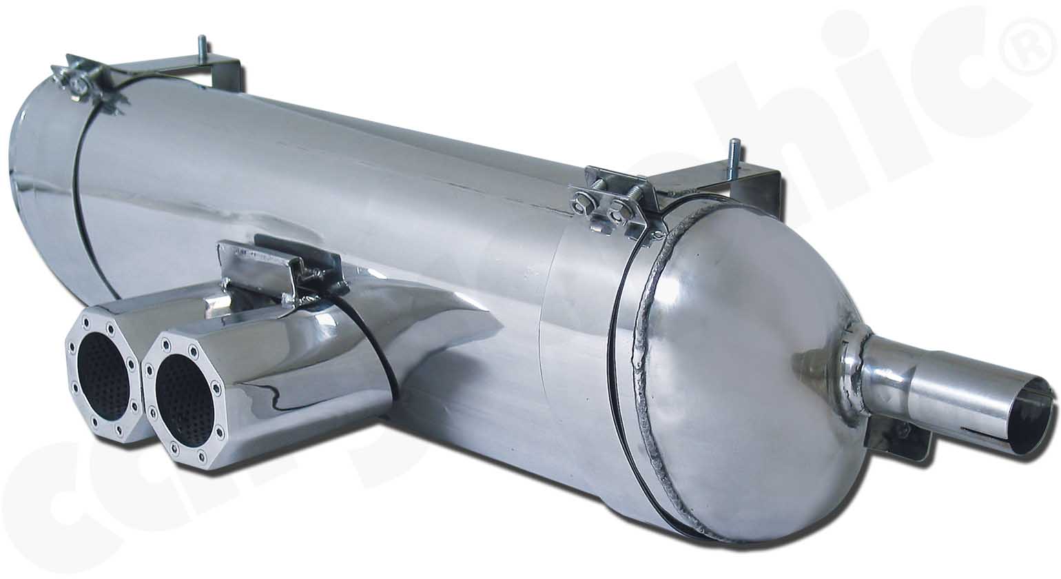CARGRAPHIC Endschalldämpfer für Porsche 986 Boxster 2,5L