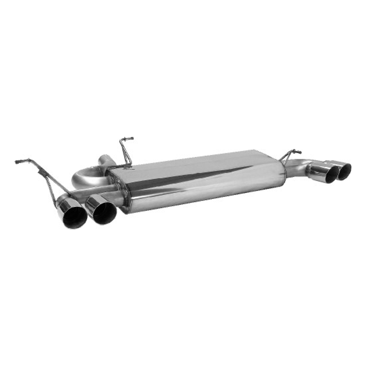 Bastuck Endschalldämpfer Quattro – BMW 3er E46 Compact 316i / 318i / 320i Compact