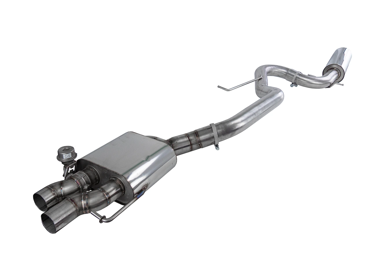 EGO-X Abgasanlage 3" Skoda Octavia 1Z, VW Jetta Mk5/6 2.0 T(F)SI 200PS (mit ECE*)