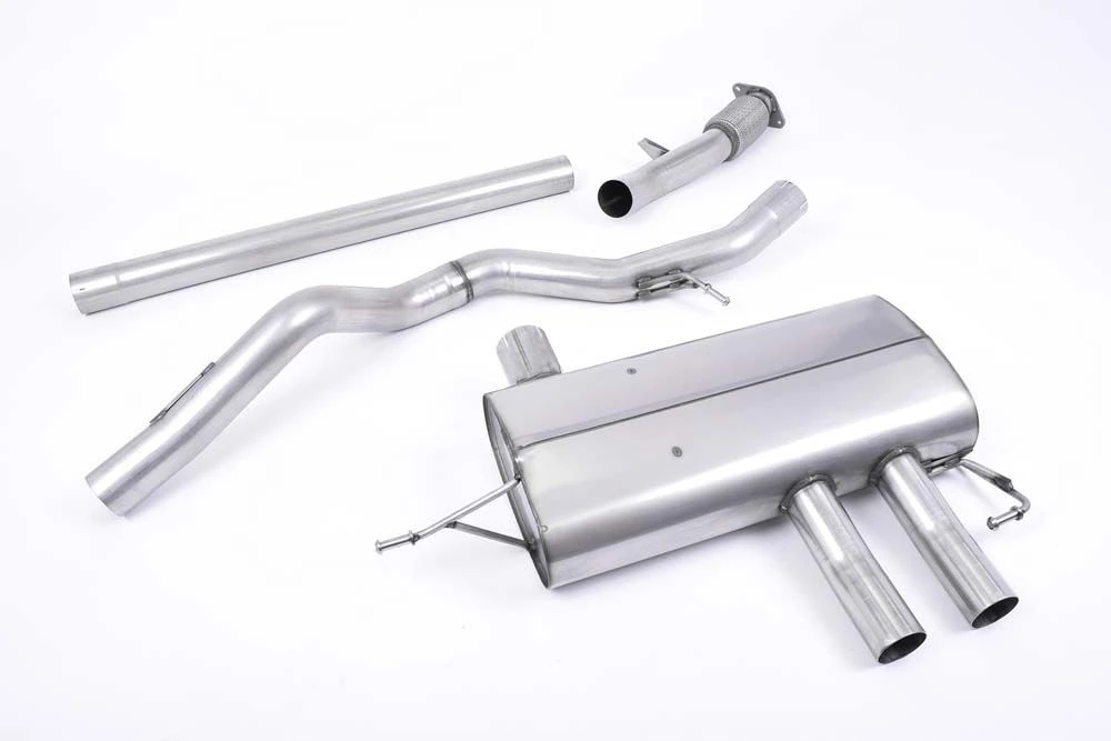 Milltek Sport Auspuffanlage passend für Renault Alpine Megane IV Renaultsport 280 - ungedämpft (non-resonated)