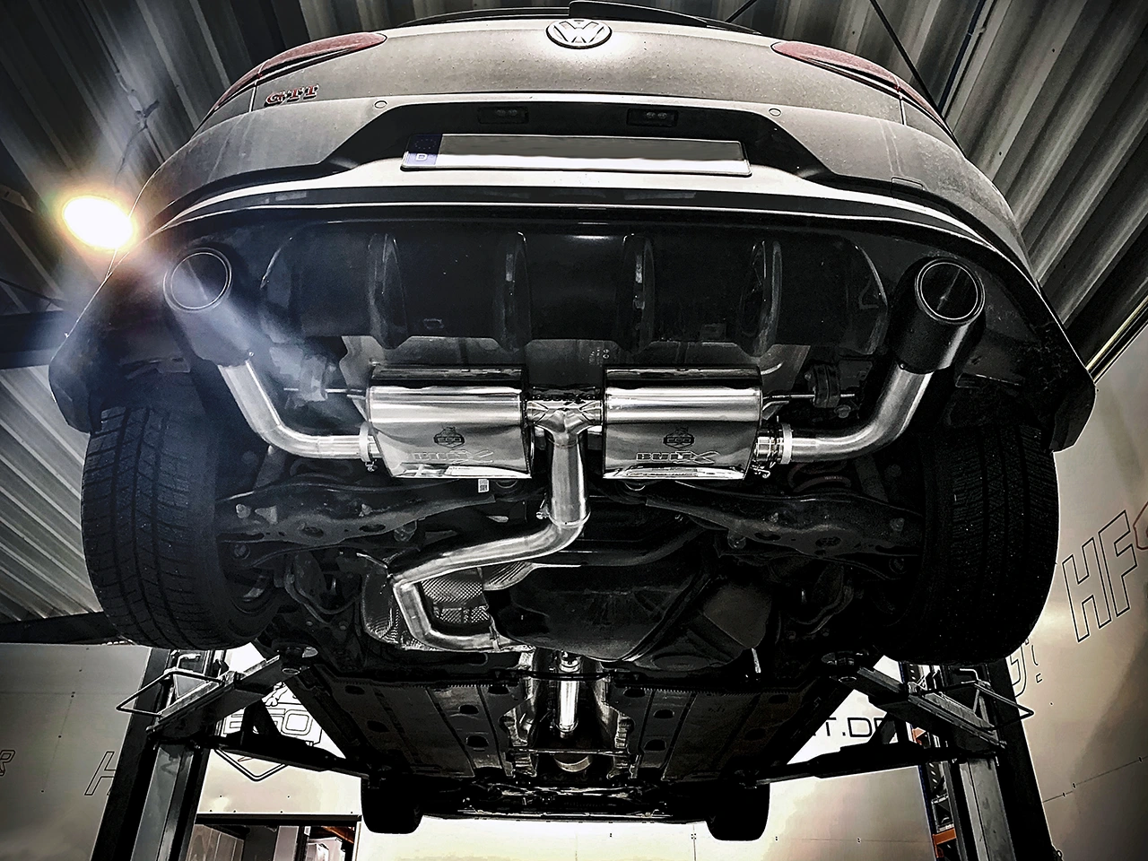 EGO-X Abgasanlage 3" VW Golf 7 GTI Performance/TCR/R, Seat Leon 5F Cupra 290 OPF (mit ECE*) - Golf 7 GTI Perf. OPF inkl. TCR