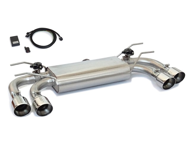 Sportauspuff Abarth 124 Spider 1.4T 2x102mm Klappe ECE | Ragazzon