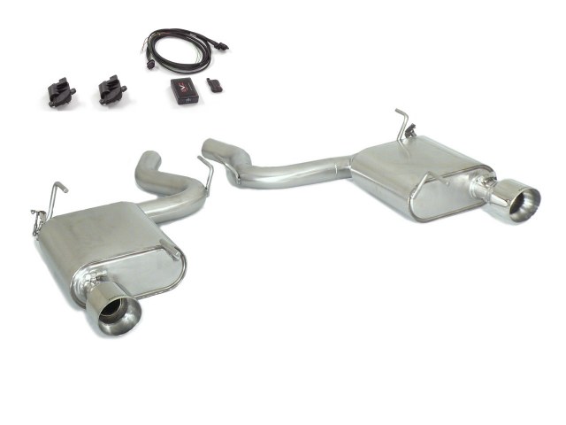 Sportauspuff Ford Mustang VI 2.3 EcoBoost 2x102mm Klappe ECE | Ragazzon