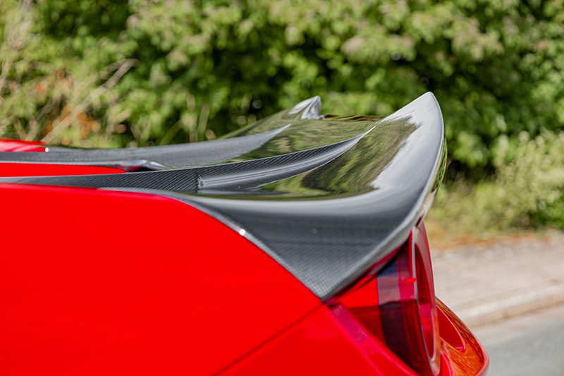 Capristo Carbon Heckspoiler Ferrari F8 glanz