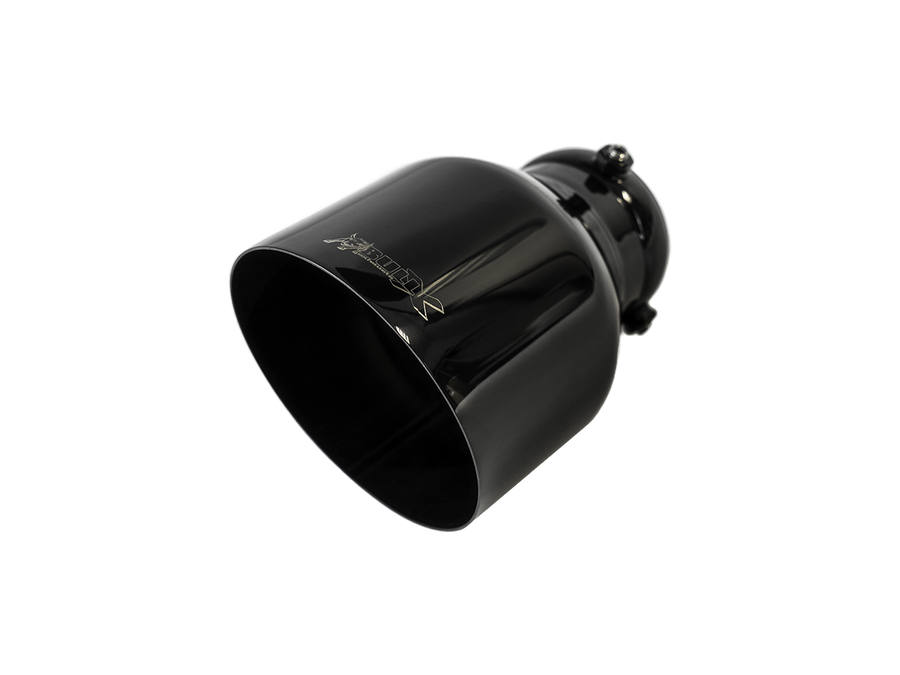 Bull-X Endrohr: Typ 1 scharf schwarz 89mm