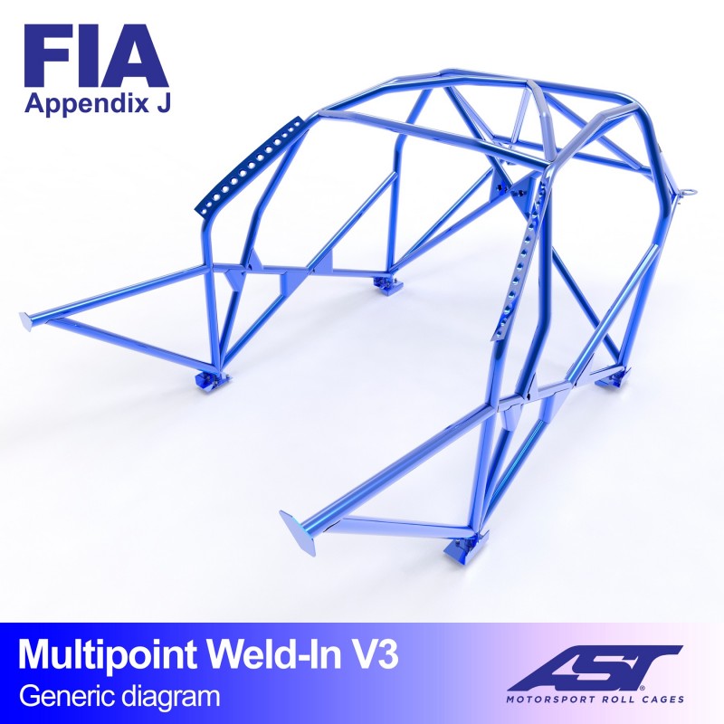 Kafig  VOLVO 242 2-door Coupe MULTIPOINT WELD IN V3