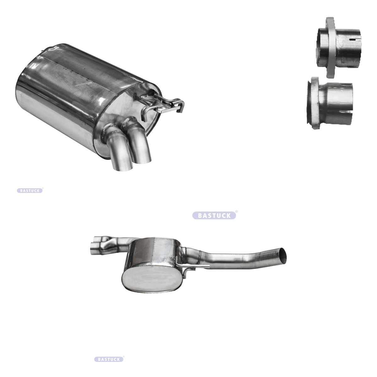 Bastuck Komplettanlage – Mercedes SL (R129) 6 und 8 Zylinder Benziner
