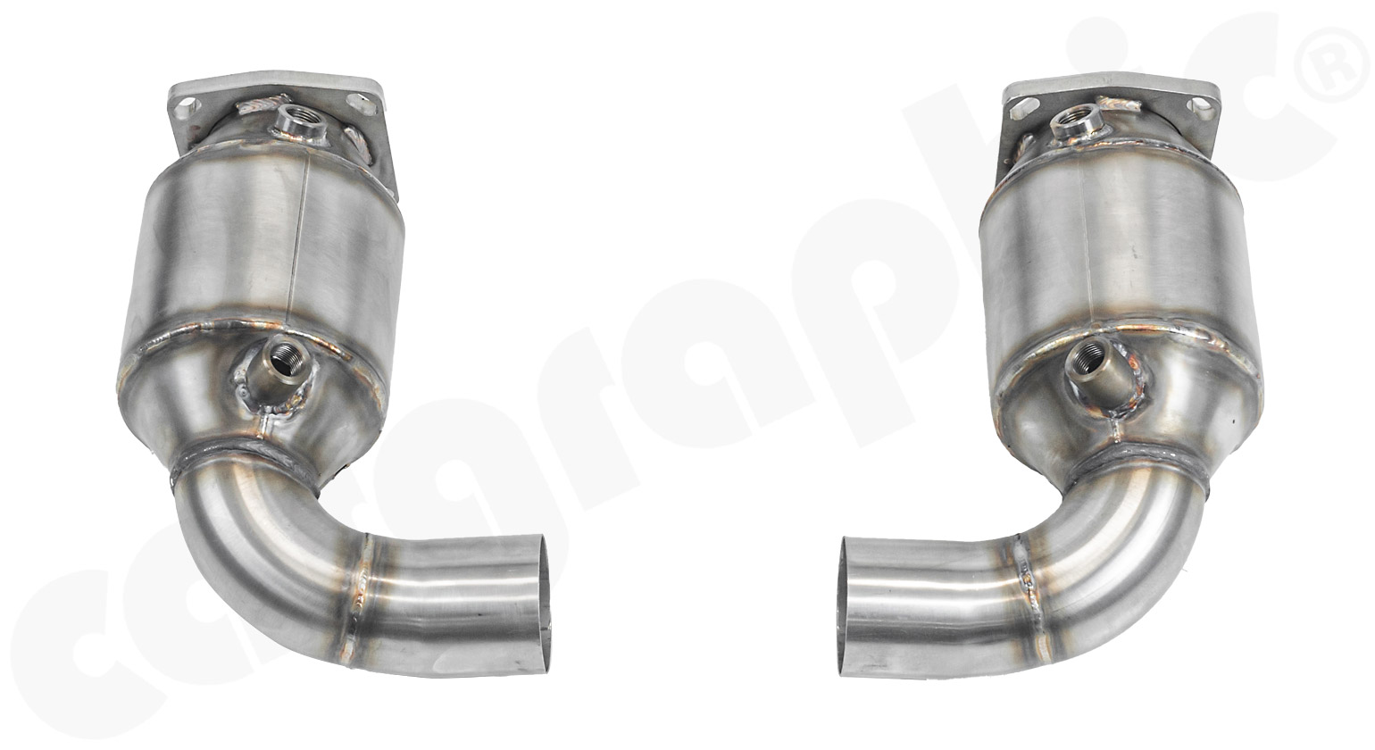 Cargraphic Sport Katalysatorsatz Porsche 991 Turbo/Turbo S 3,8l OBD2 Tri-Metall