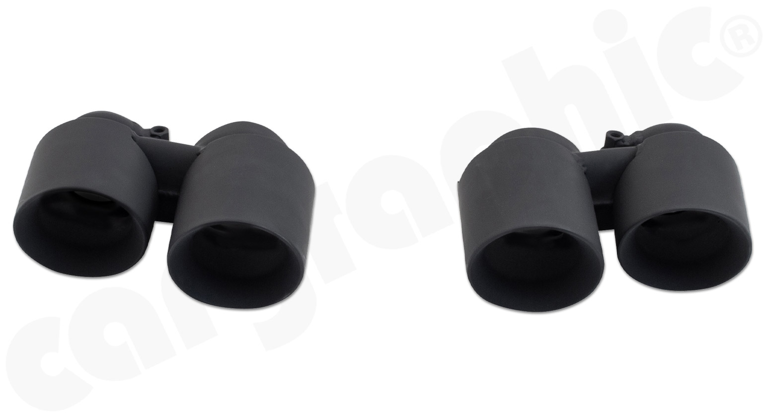 CARGRAPHIC Doppel Sport Endrohre für Porsche 997 991 Carrera 2/4 3,4L 3,6L 3,8L S