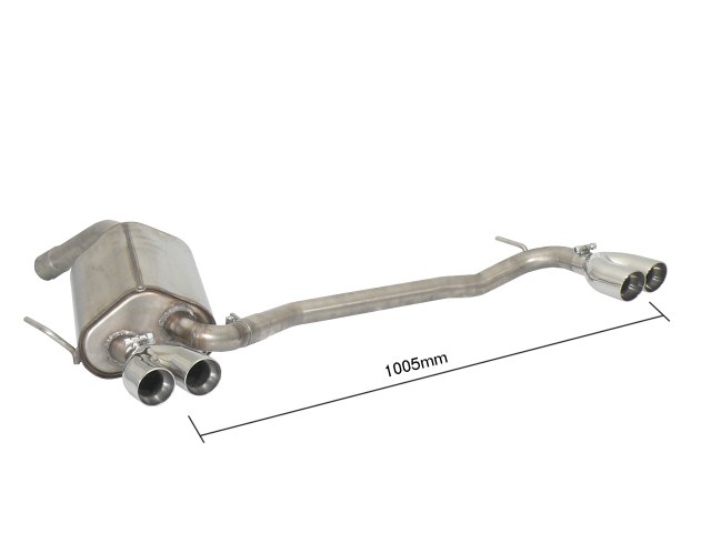 Sportauspuff Alfa Romeo 156 GTA 3.2 V6 2x70mm ECE | Ragazzon