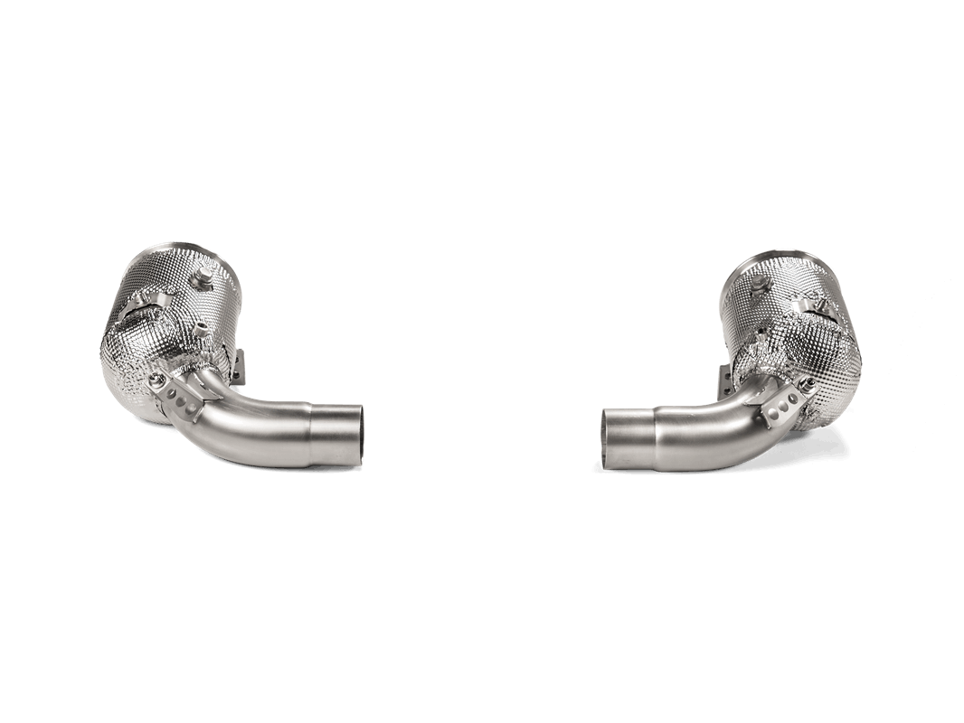 Akrapovic Link Pipe Set mit Kat Edelstahl | Porsche 911 992