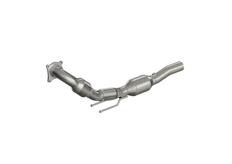 HJS Downpipe ECE 70mm 200 cpsi Golf 5/6 GTI Audi A3 8P TT 8J