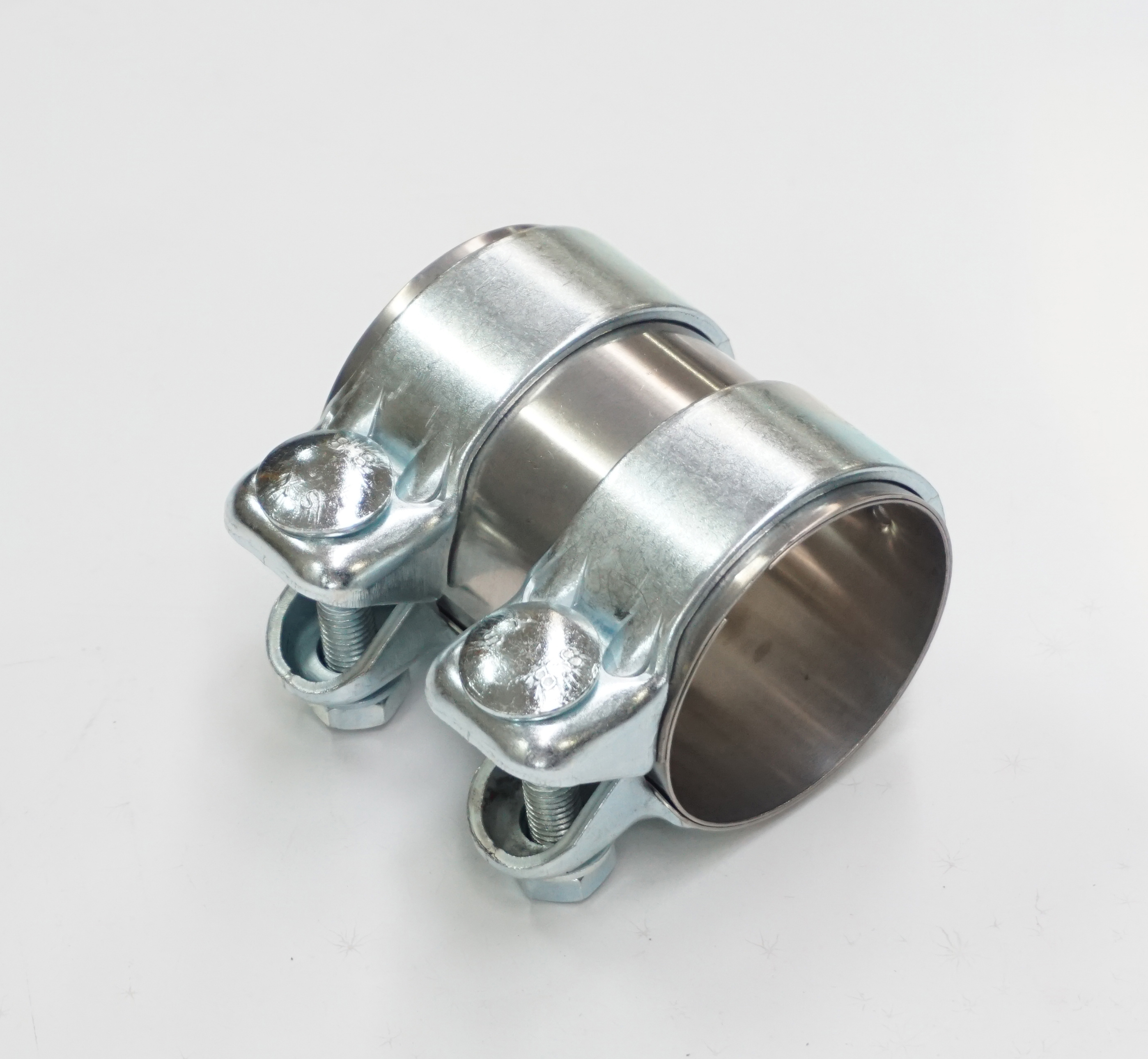 BN-Pipes Doppelschelle Auspuff 50mm universal Edelstahl