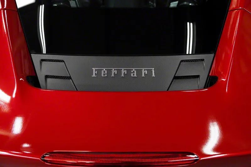 Capristo Carbon Luftführung Heck Ferrari 488 Vollcarbon glanz