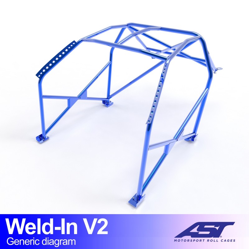 Kafig  MITSUBISHI Eclipse (2G) 3-door Coupe WELD IN V2