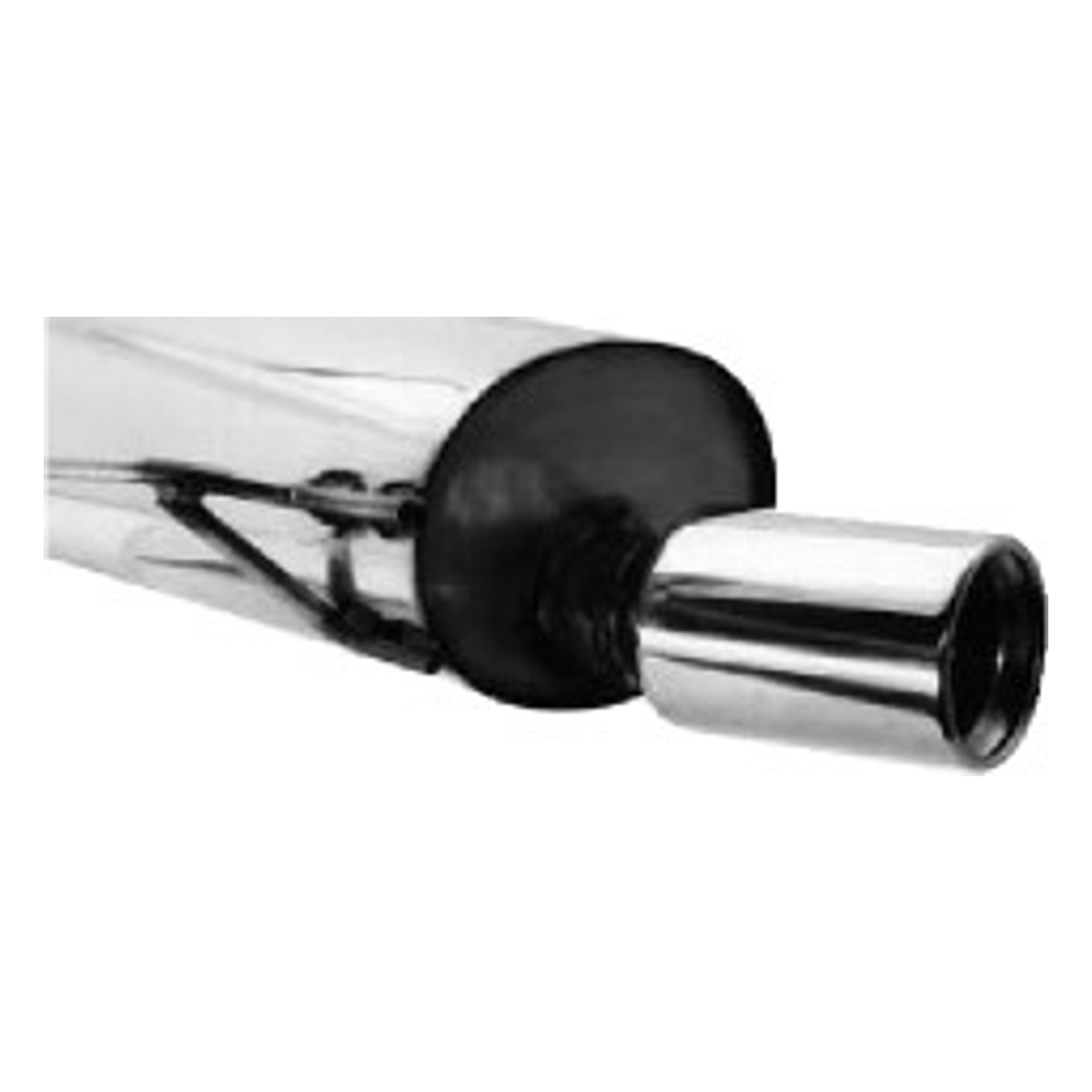 Bastuck Endschalldämpfer Single – Renault Clio 2 Clio 2 1,2l