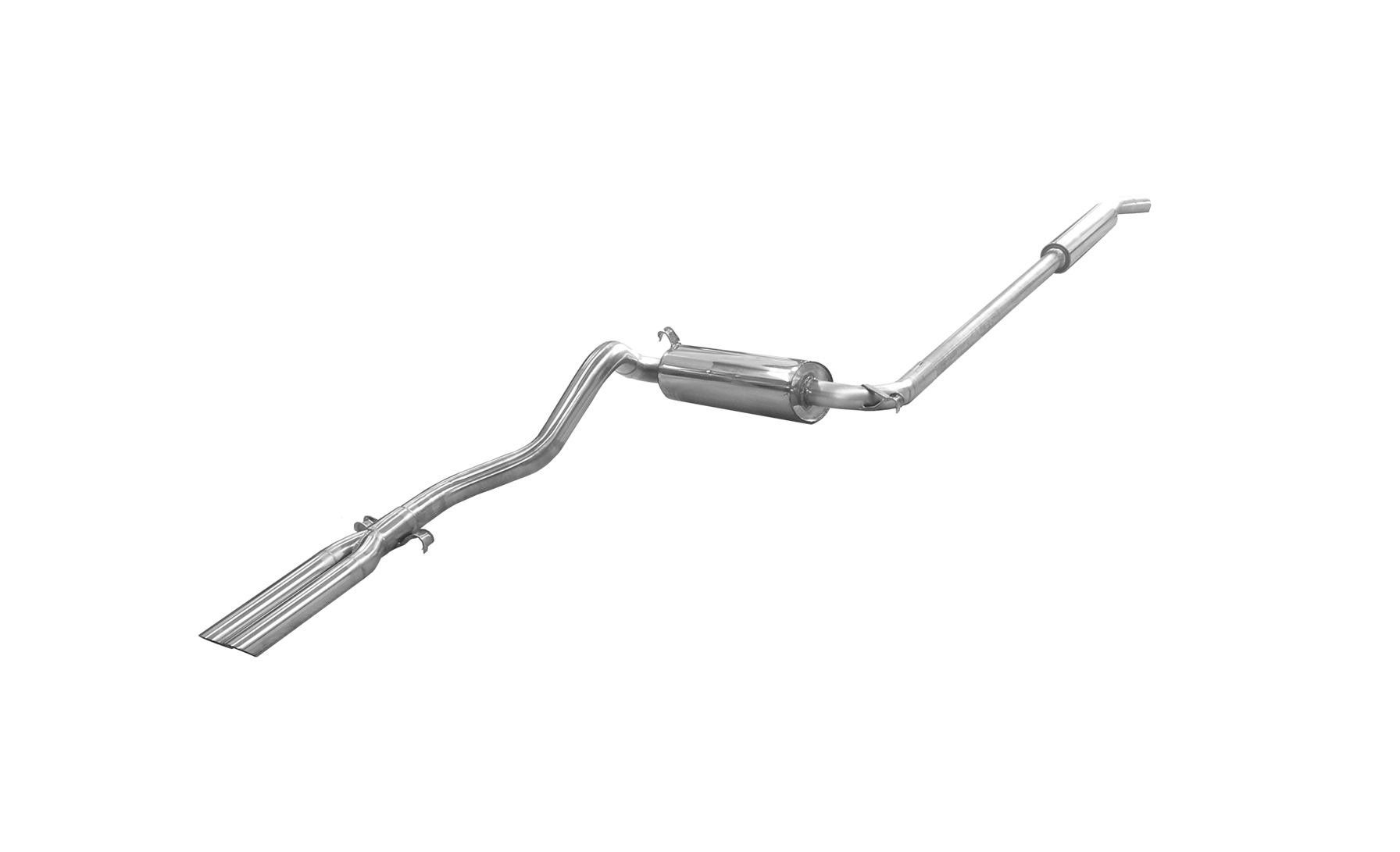 BN-Pipes Sportauspuff Audi 100 C1 Coupé S F105 Edelstahl 2x45mm Endrohr