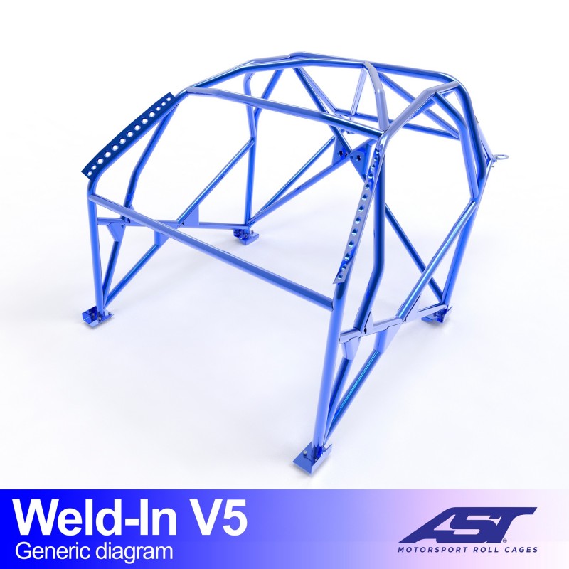Arco de Seguridad FORD Fiesta (Mk4) 3-door Hatchback WELD IN V5