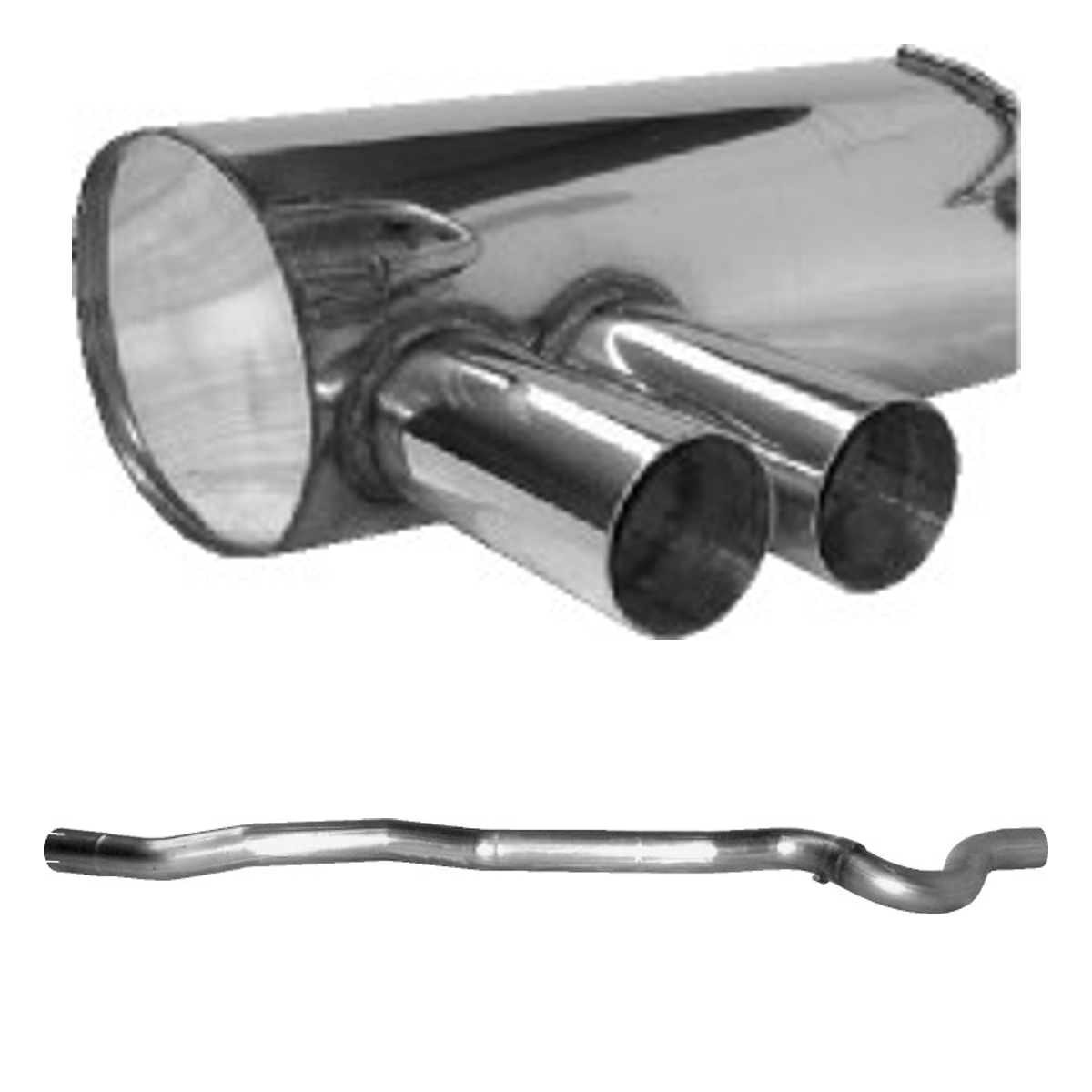 Bastuck Komplettanlage – BMW 3er E90 / 3er E91 316d / 318d / 320d Limousine(E90), Touring(E91)