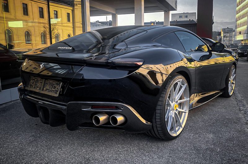 Capristo Heckdiffusor Ferrari Roma Carbon