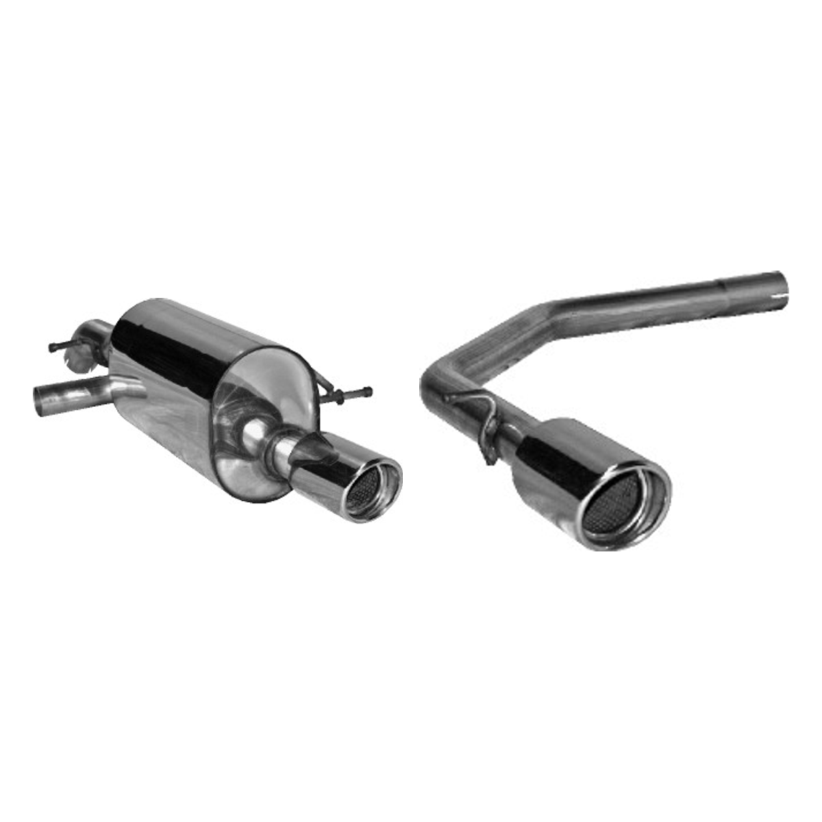 Bastuck Endschalldämpfer Twin – Citroen C2 C2