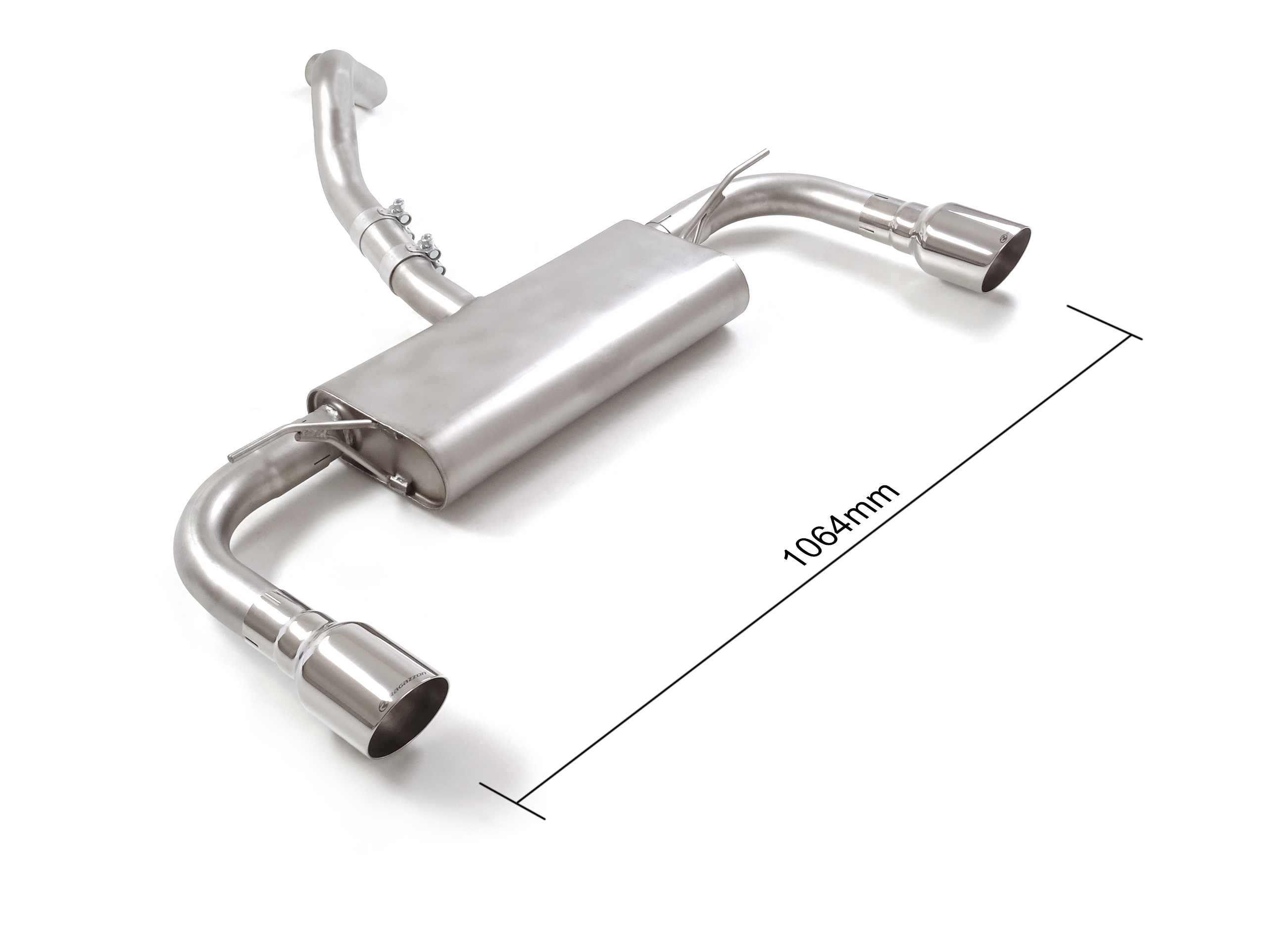 Sportauspuff Ford Focus 4 1.0 Ecoboost 2x102mm ECE | Ragazzon