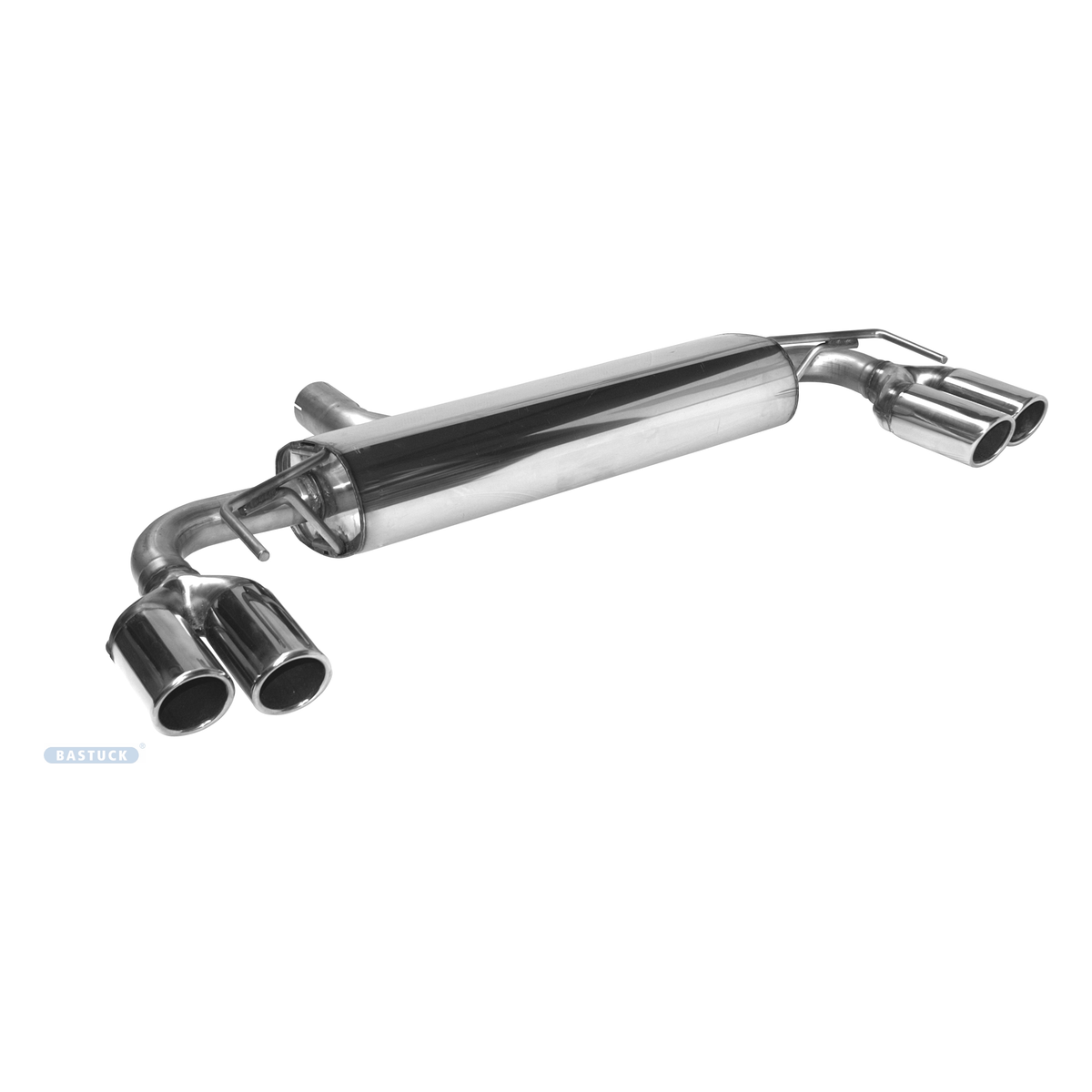 Bastuck Endschalldämpfer Quattro – Opel Astra K Astra K 1.0l