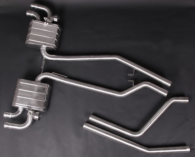 Capristo Klappenendschalldämpfer für Porsche Cayenne V8 Turbo 958 / 92A ECE