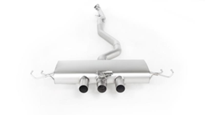 Remus Sportauspuff Cat-Back Ø 76 mm inkl. EG für Honda Civic Type R FK8