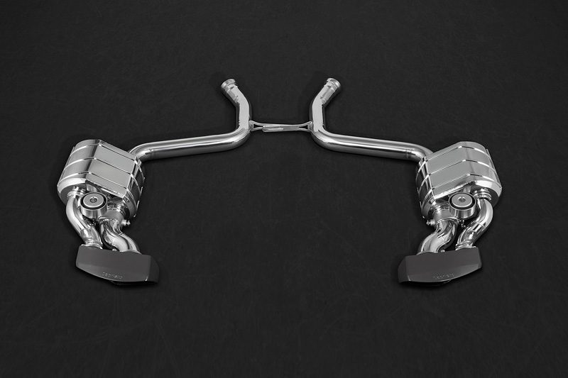 Capristo Klappenabgasanlage Mercedes SL55 / SL63 / SL65 AMG R230 – mit Teilegutachten (CES-3)