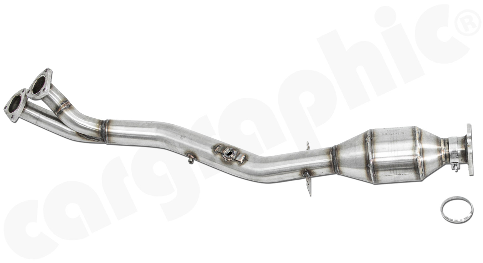 CARGRAPHIC N-GT Hosenrohr /Downpipe mit Kat / ohne Kat für Porsche 968 / 968 CS