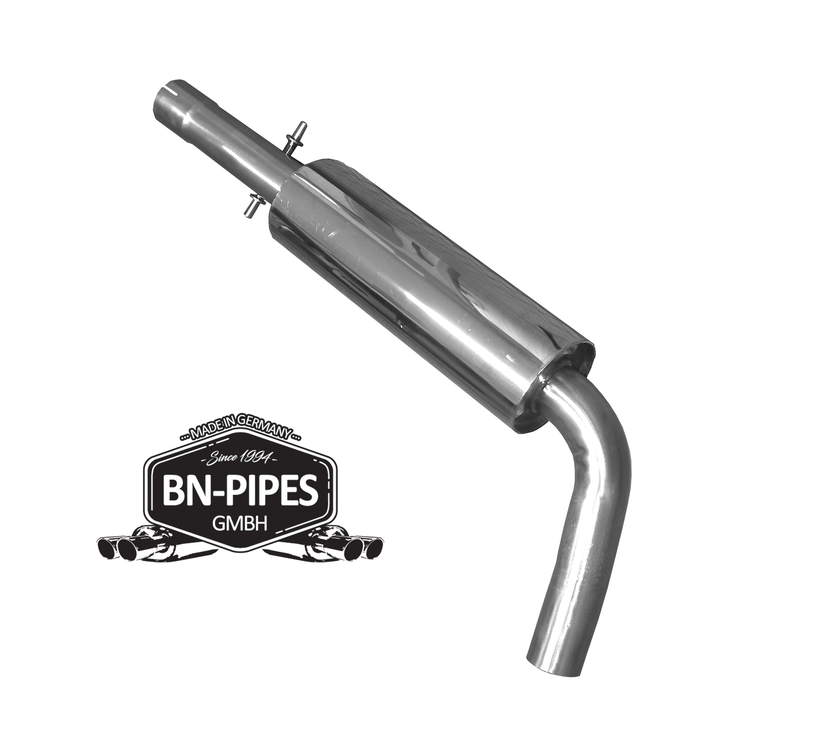 BN-Pipes Edelstahl Vorschalldämpfer Audi A3 8L eintragungsfrei