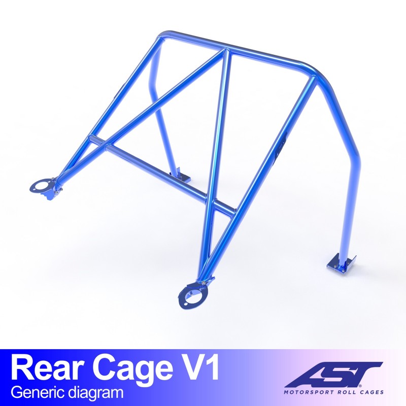 Überrollbügel MAZDA MX-3 (EC) 3-door Coupe REAR CAGE V1