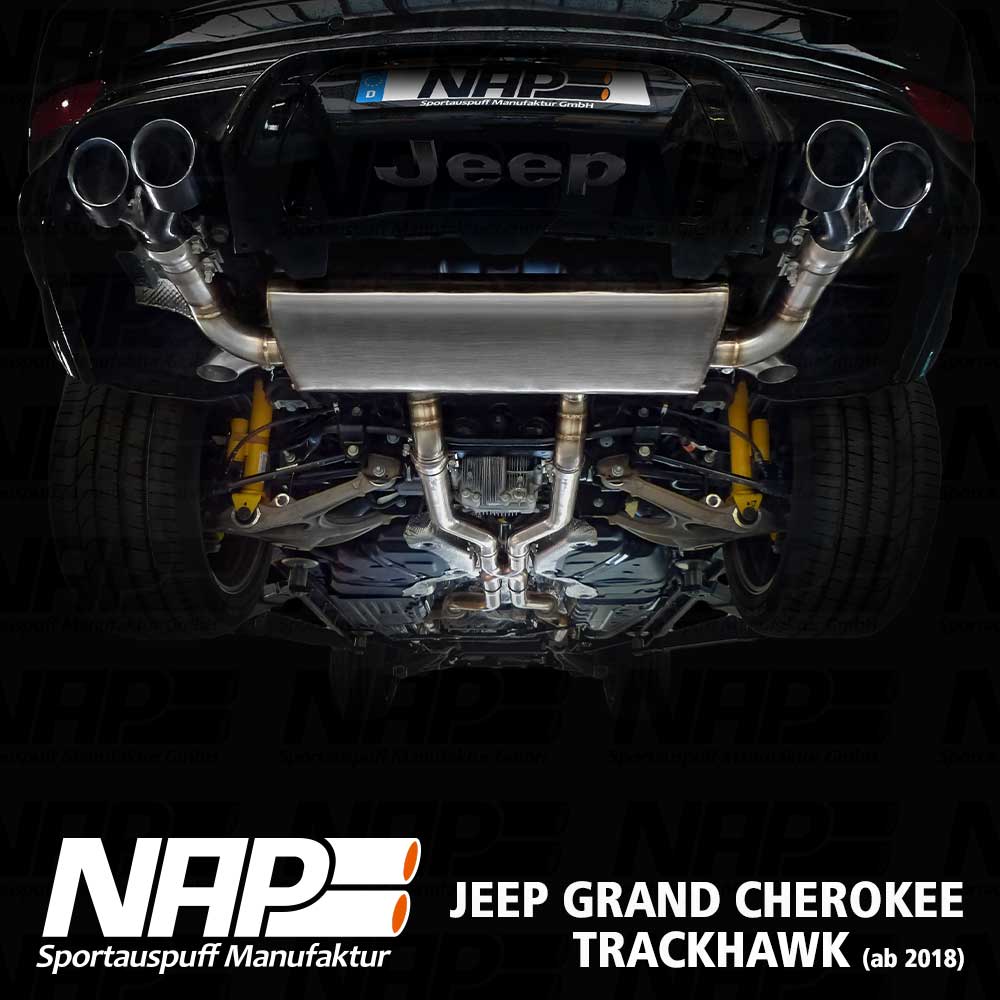 NAP Klappenauspuff passend für Jeep Grand Cherokee Trackhawk (2018)