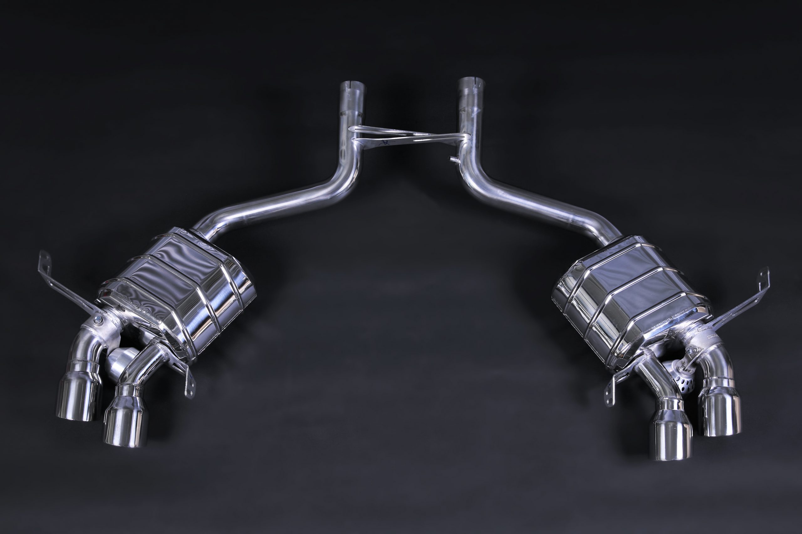 Capristo Endschalldämpfer Maserati GranTurismo V8 OEM Klappen