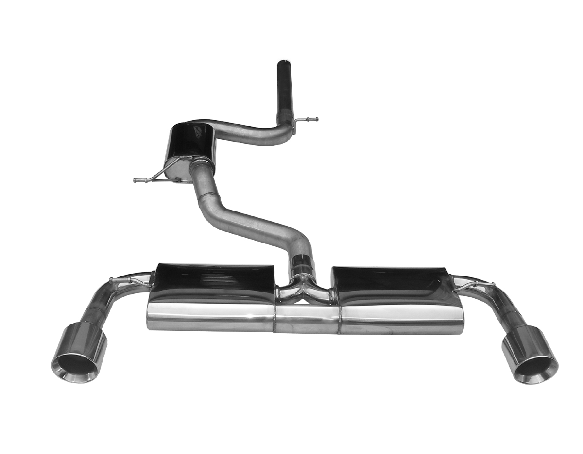 BN-Pipes Sportauspuff VW Golf 7 GTI AU Edelstahl EG-Gutachten