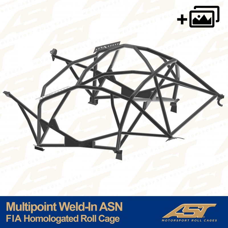 Kafig mit FIA-Homologation PORSCHE Boxster (986) 2-door Roadster MULTIPOINT WELD IN ASN