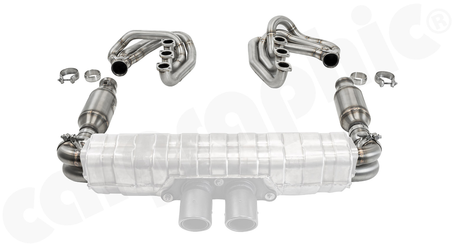Cargraphic Abgasanlage 964 ID42 200cpsi GT3 Endschalldämpfer Sound