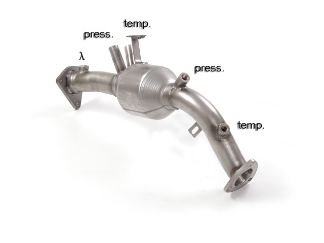 Downpipe + DPF-Ersatzrohr Set Audi A4 2.0 TDI B8 | Ragazzon
