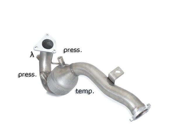 Downpipe + DPF-Ersatzrohr Set Audi A4 2.7 TDI B8 | Ragazzon