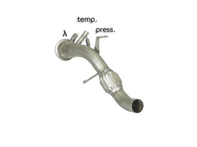 Downpipe + DPF-Ersatzrohr Set BMW 325d E90 | Ragazzon
