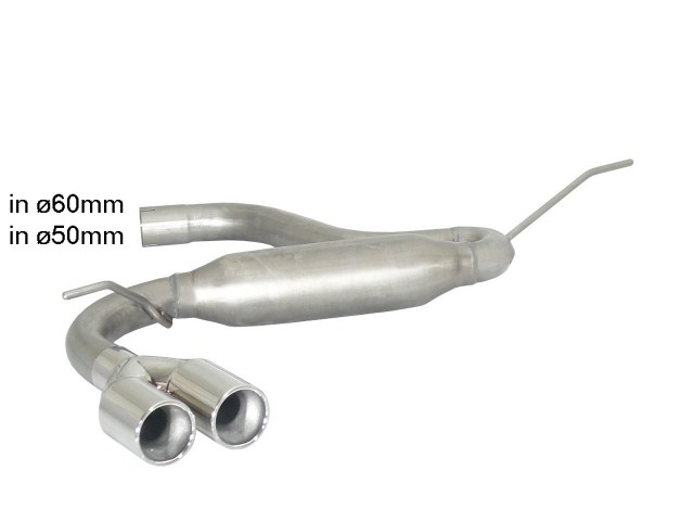 Sportauspuff VW Golf 7 1.4 TSI 2x80mm rund ECE | Ragazzon