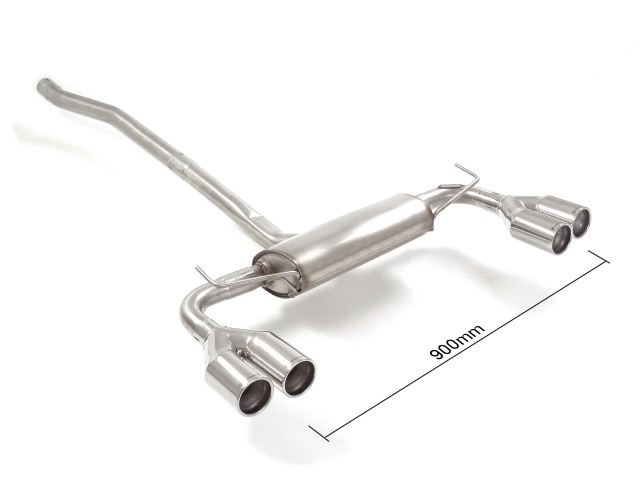 Sportauspuff Jeep Renegade 1.0 T3 2x80mm ECE | Ragazzon