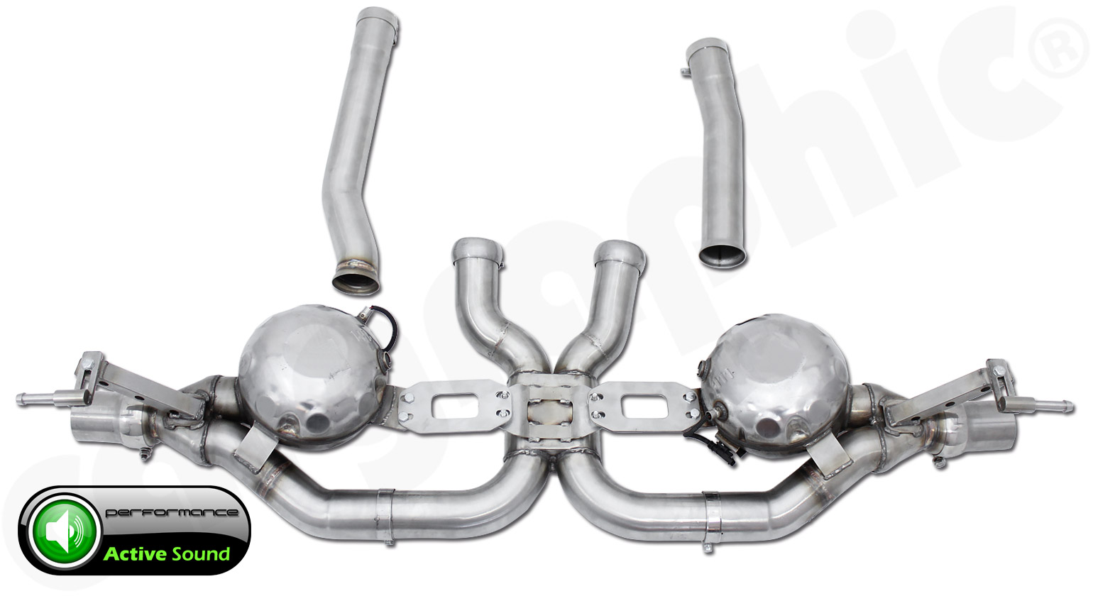 CARGRAPHIC Active Sound System 2xActive Sound 2 flutig für Audi Q7 4L
